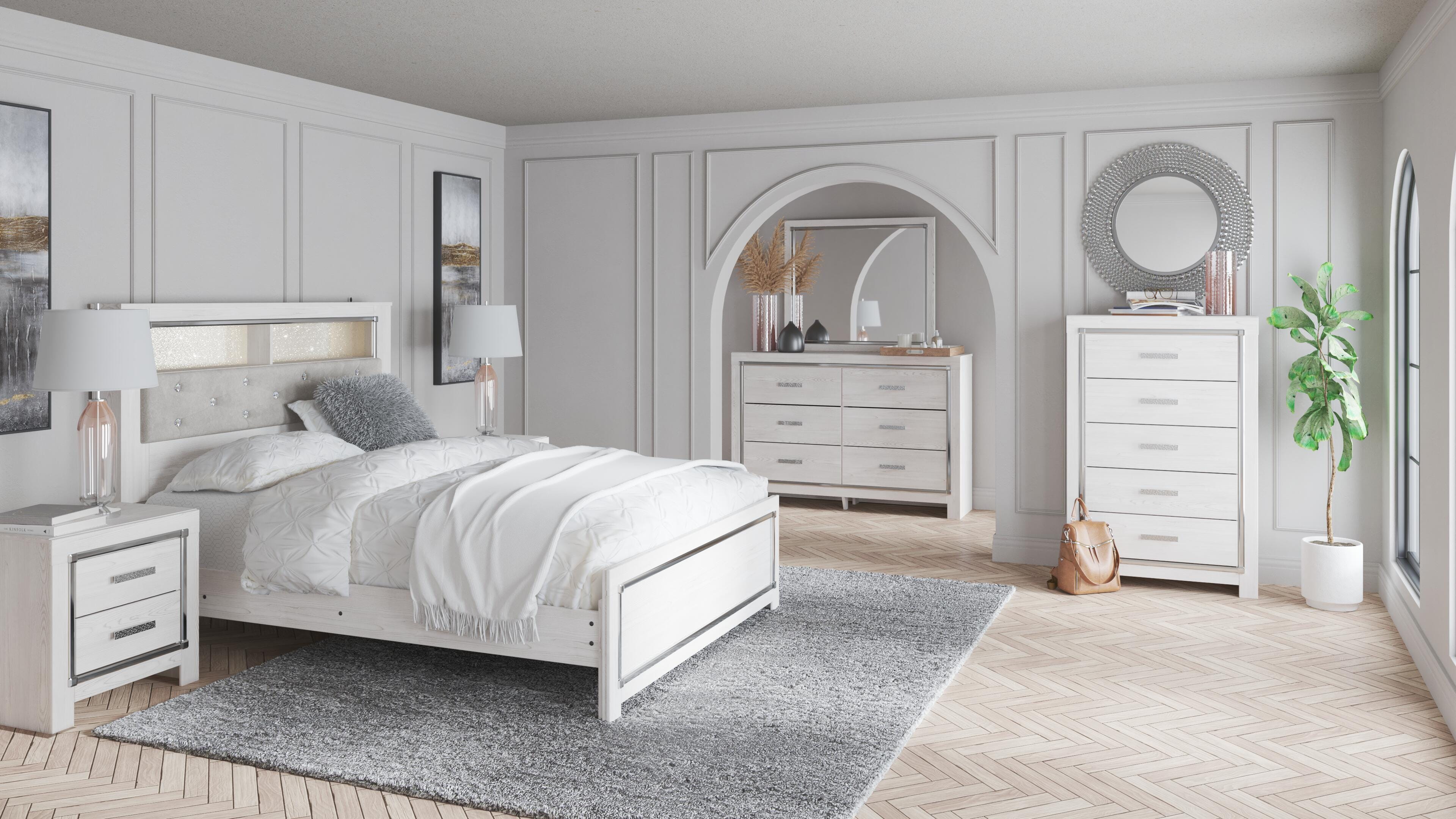 Altyra Panel Bookcase Bed Bedroom Set