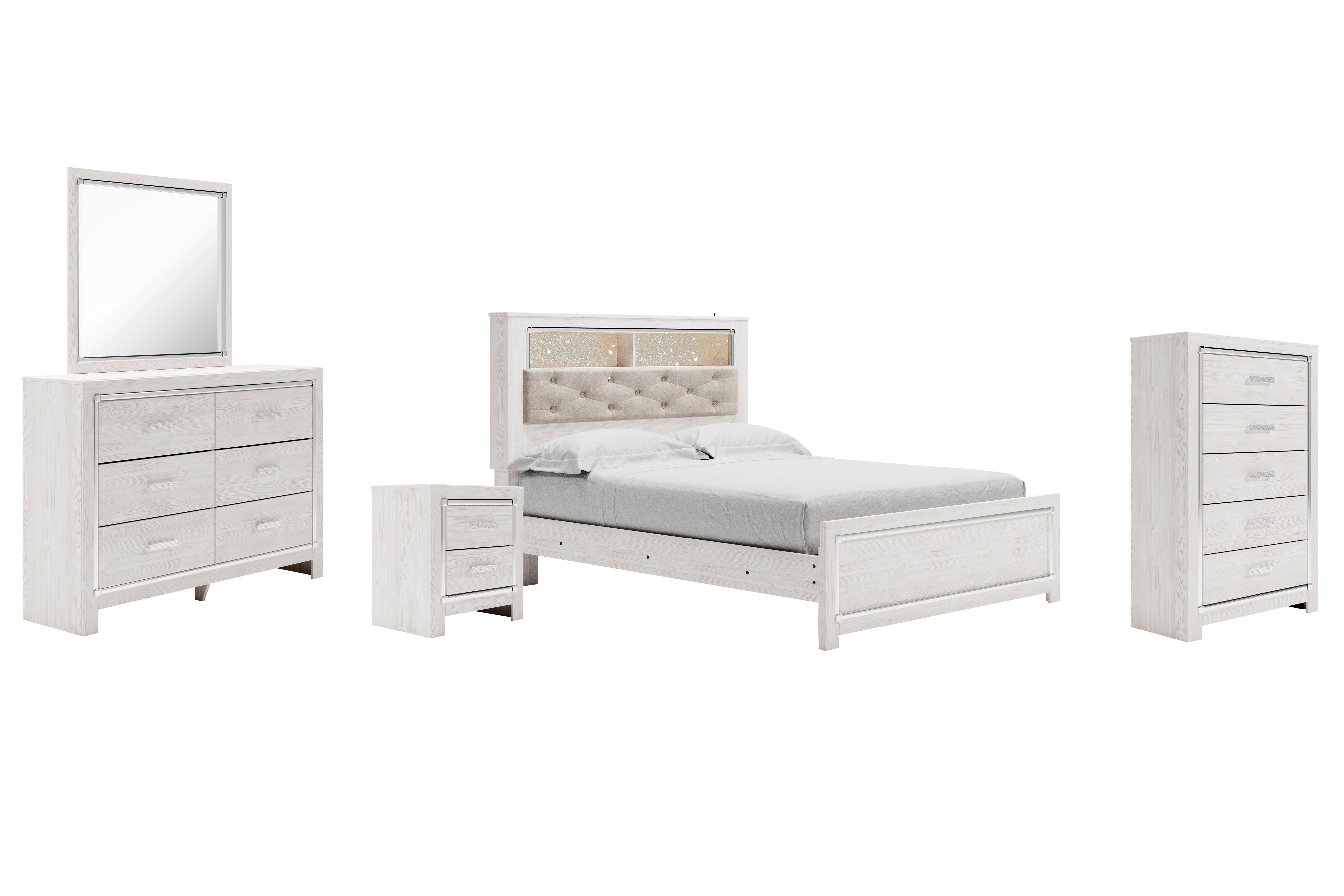 Altyra Panel Bookcase Bed Bedroom Set