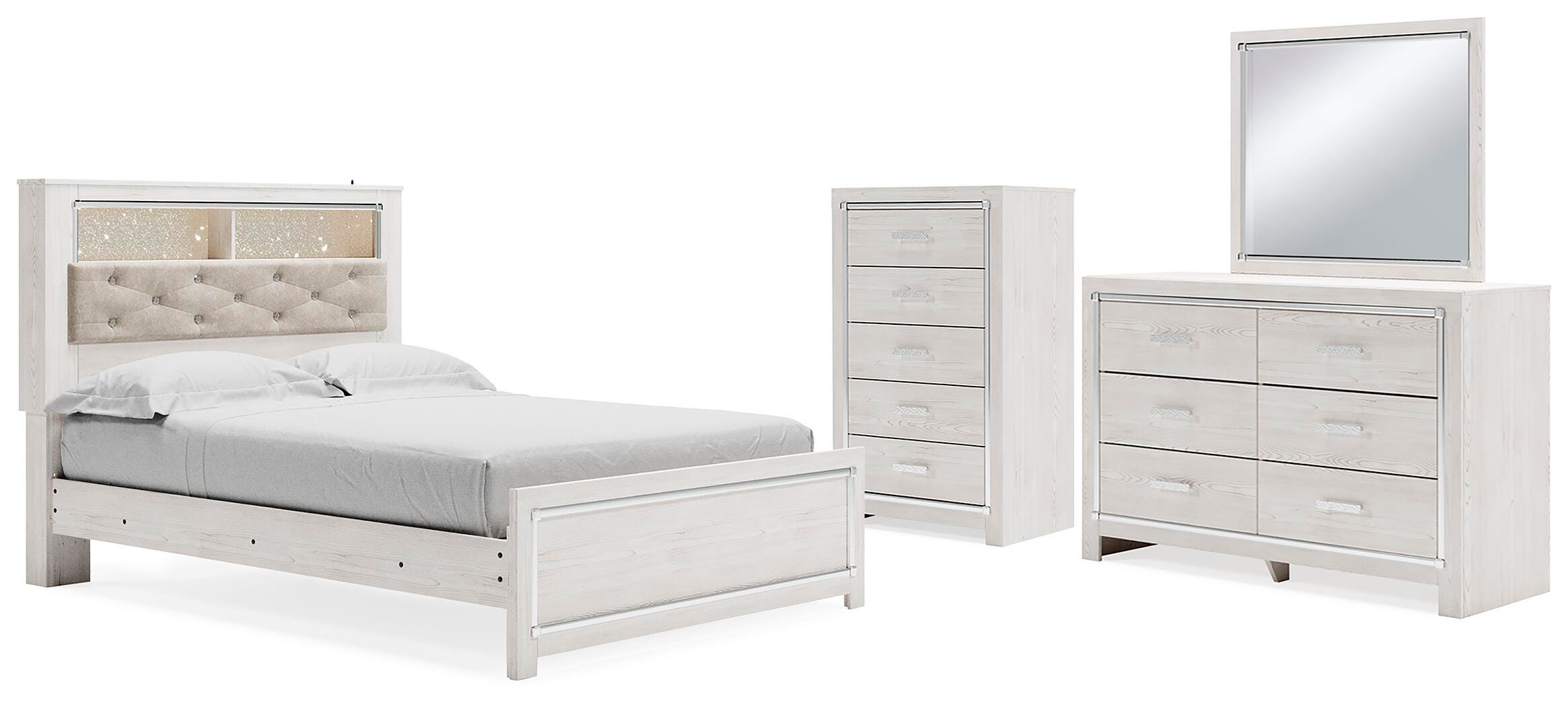 Altyra Panel Bookcase Bed Bedroom Set