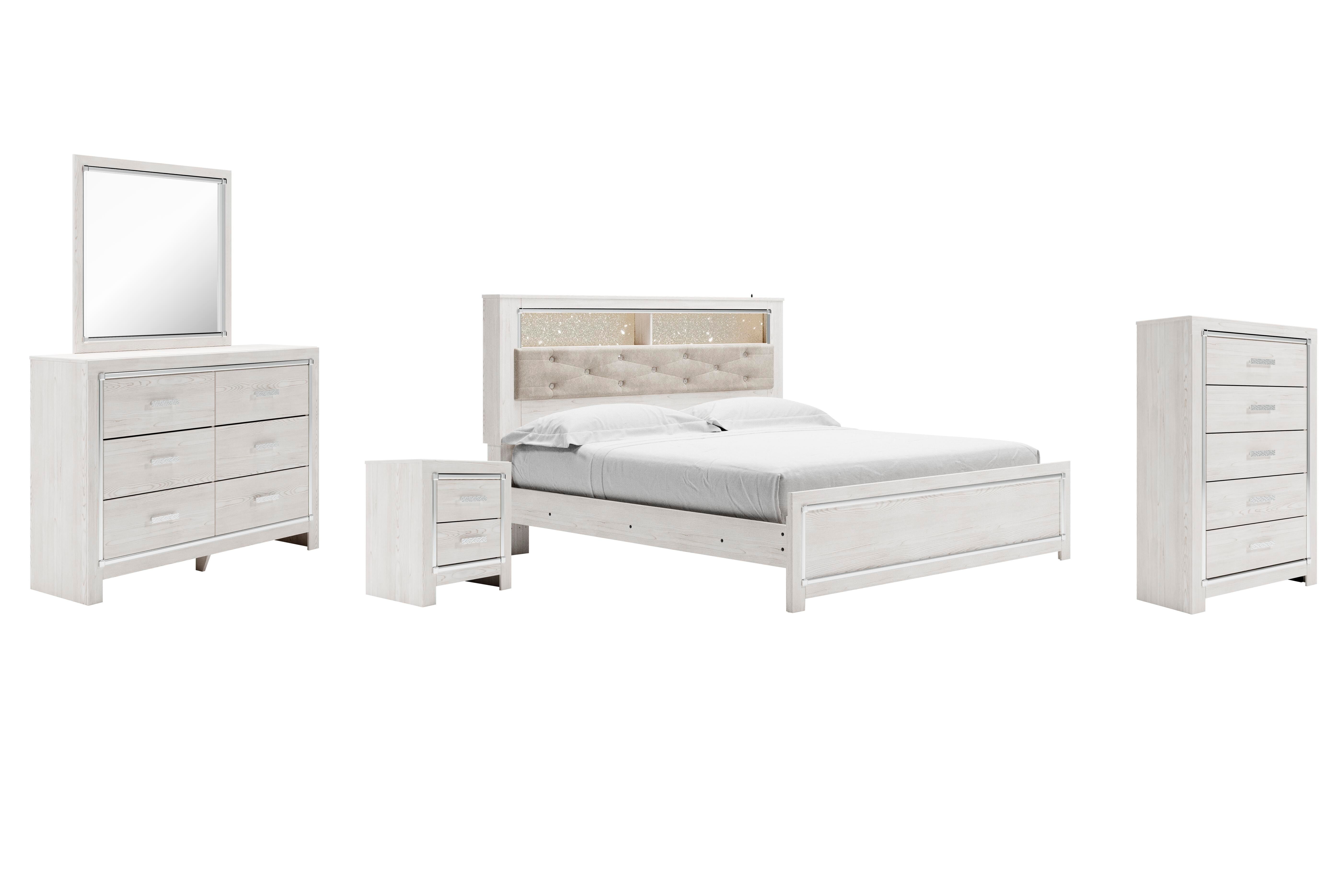 Altyra Panel Bookcase Bed Bedroom Set
