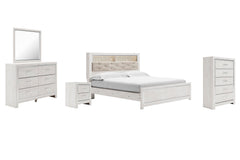 Altyra Panel Bookcase Bed Bedroom Set