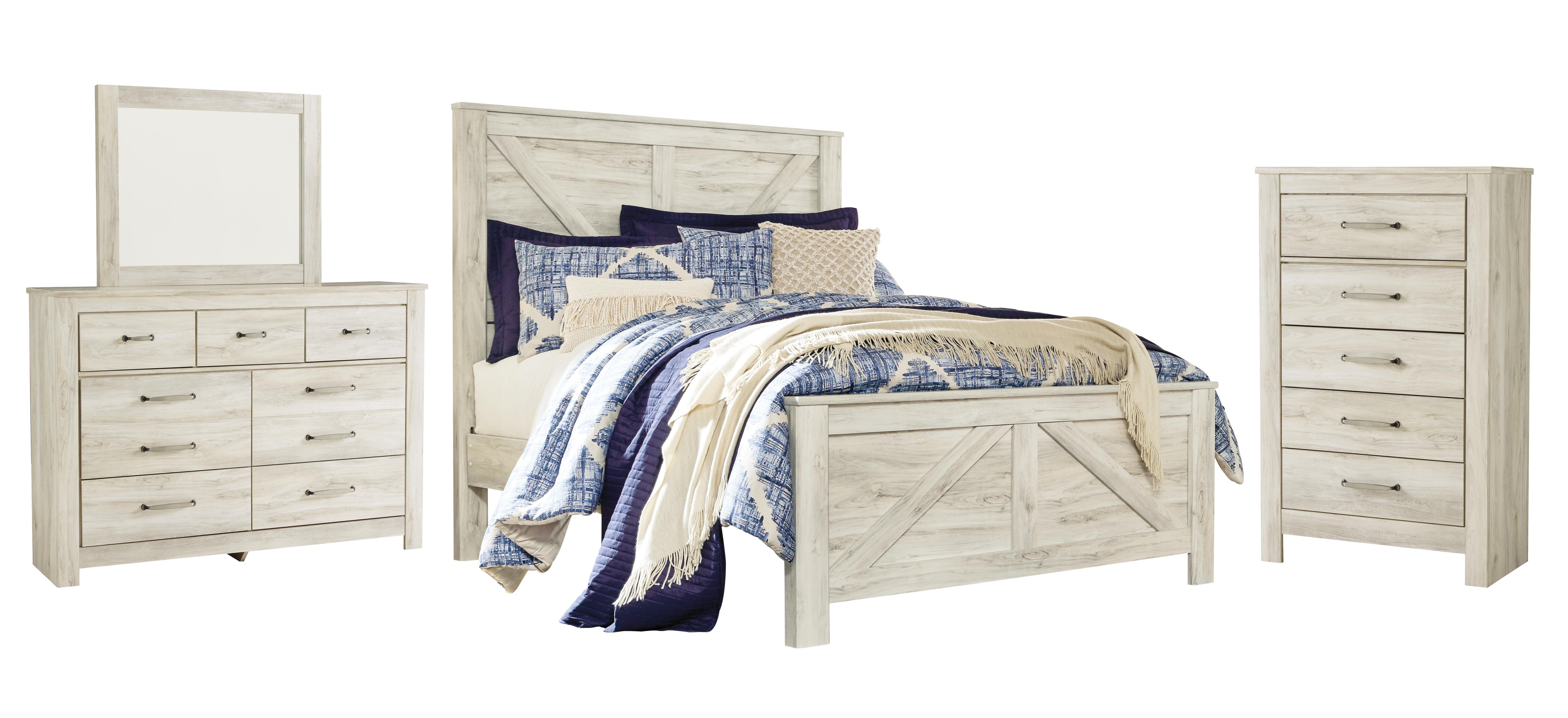 Bellaby Crossbuck Panel Bed Bedroom Set