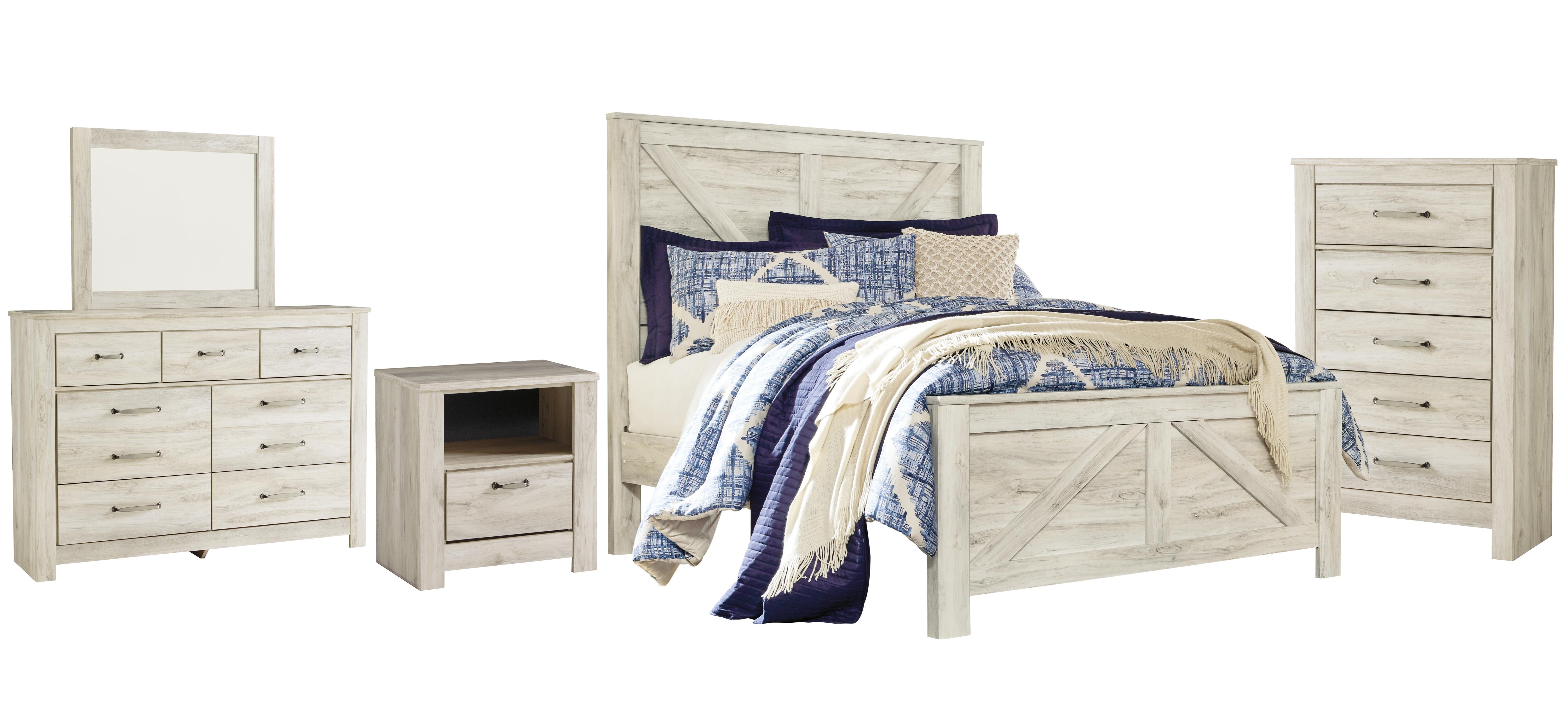 Bellaby Crossbuck Panel Bed Bedroom Set
