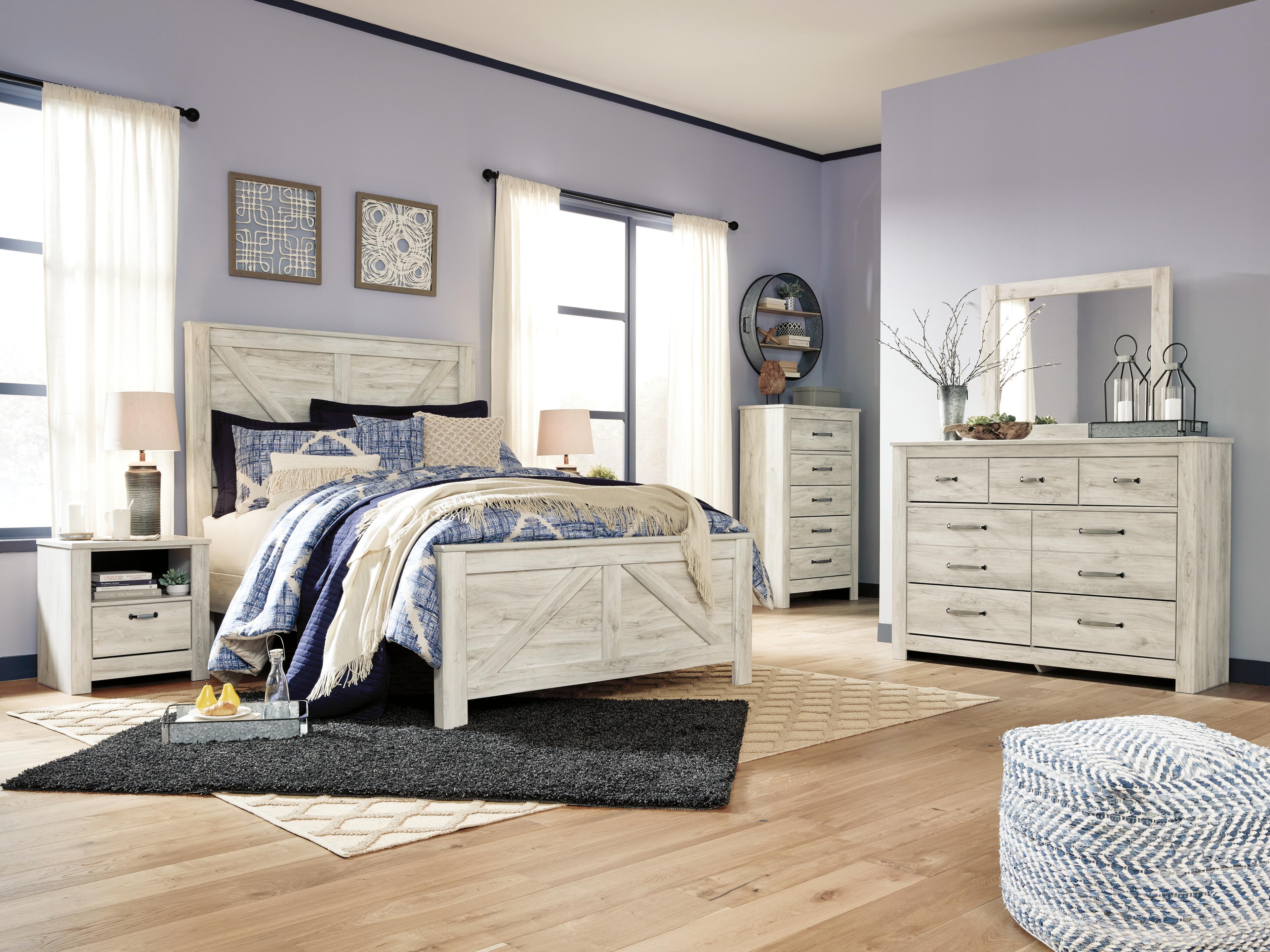 Bellaby Crossbuck Panel Bed Bedroom Set