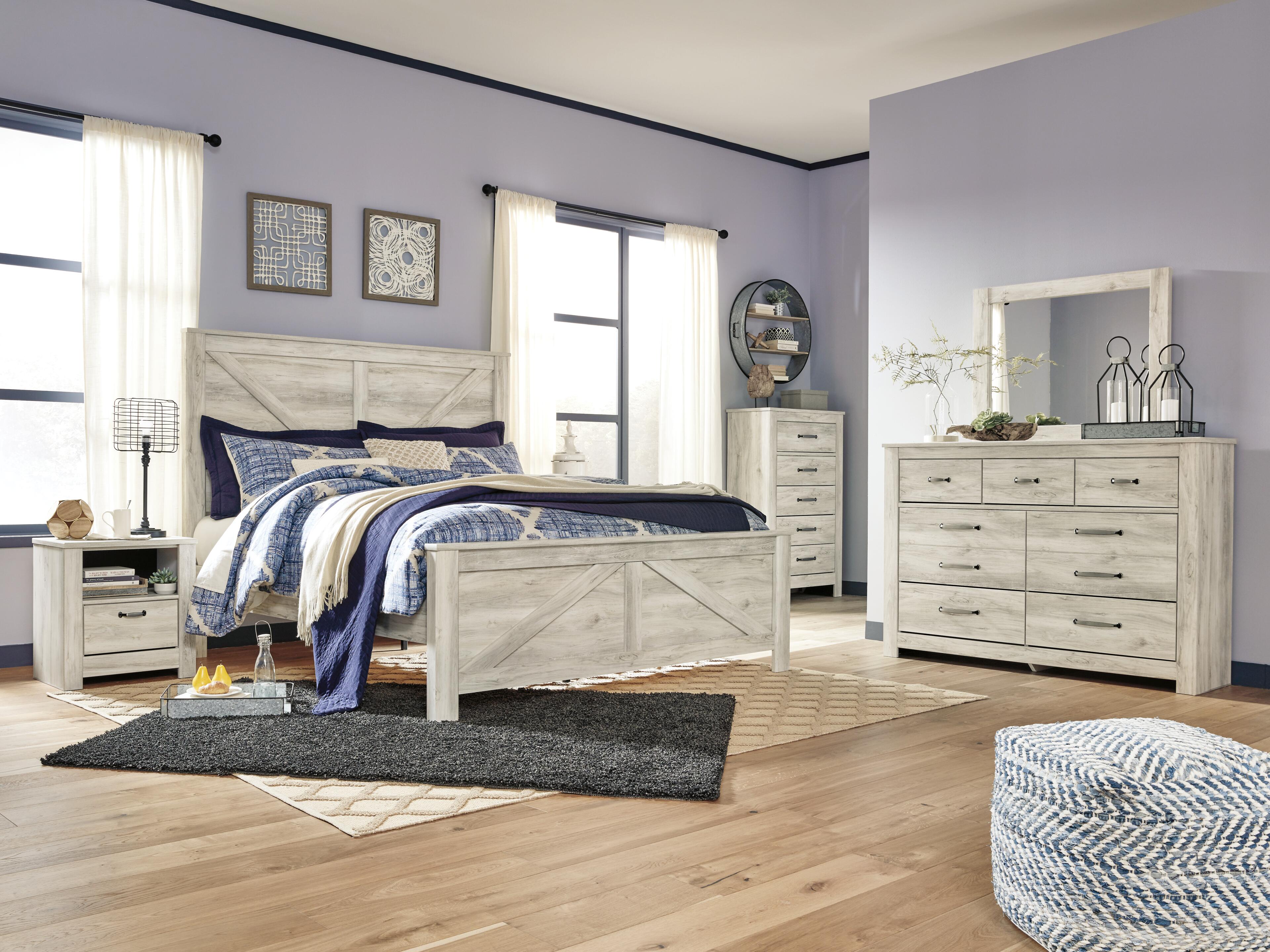 Bellaby Crossbuck Panel Bed Bedroom Set