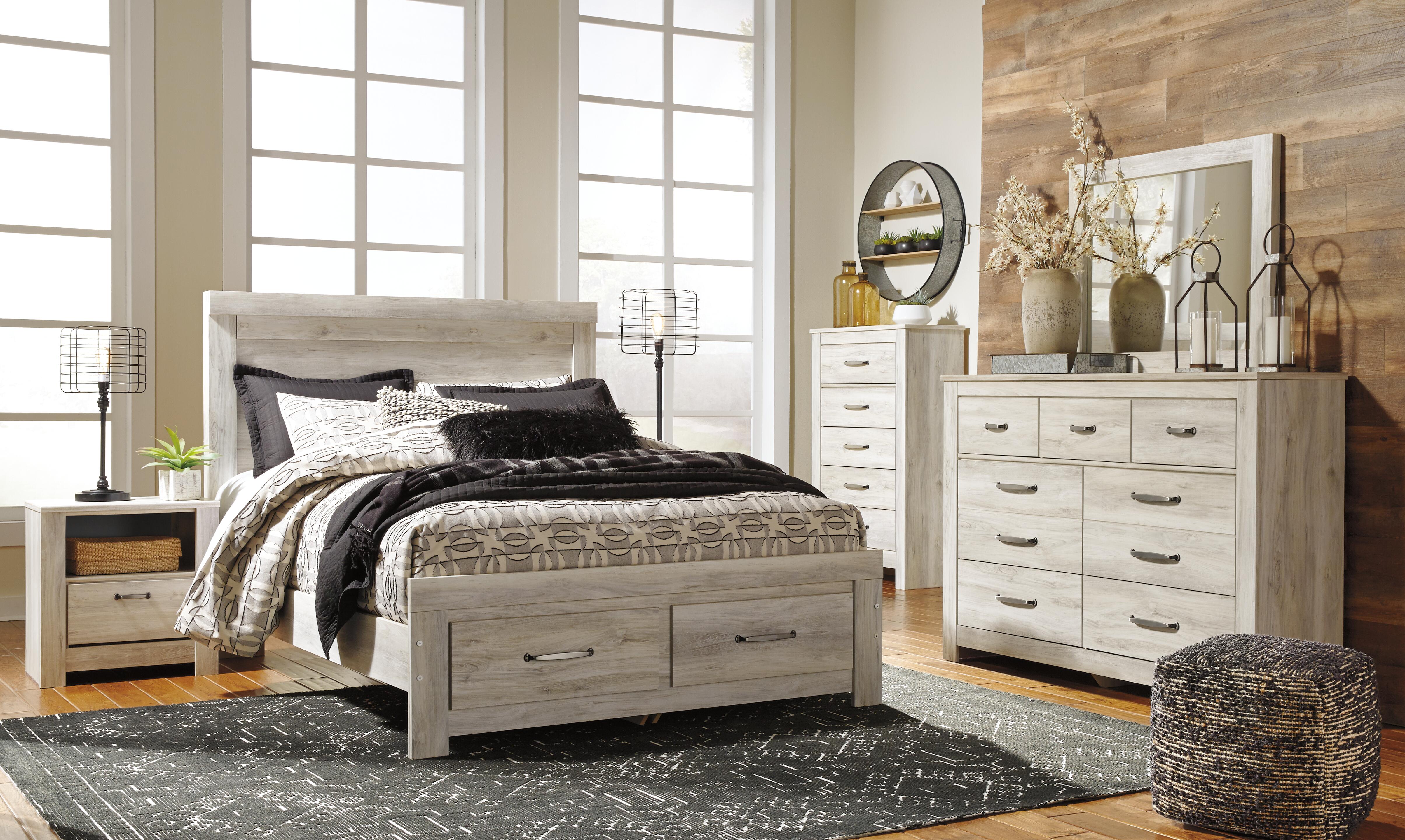 Bellaby Platform Bed with 2 Storage Drawers