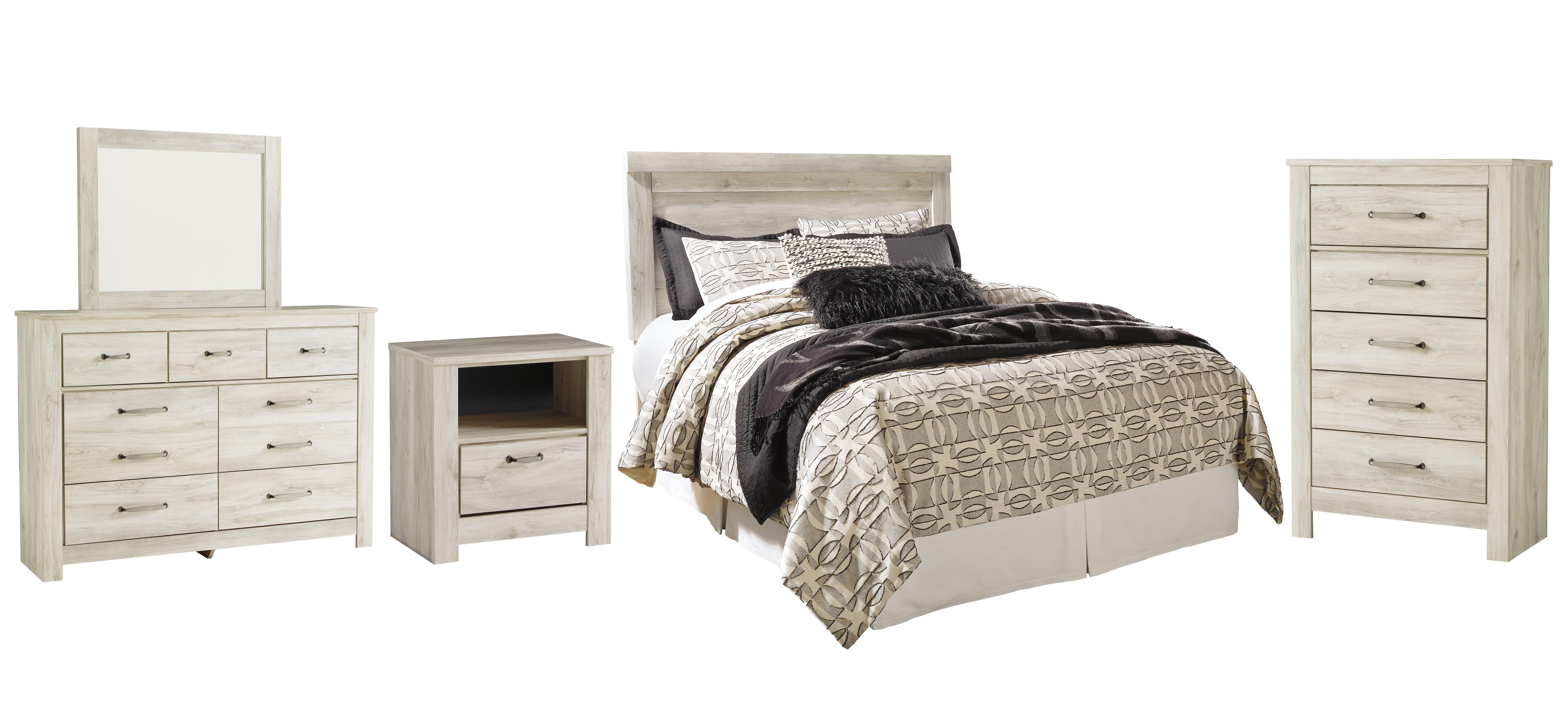 Bellaby Panel Headboard Bed Bedroom Set