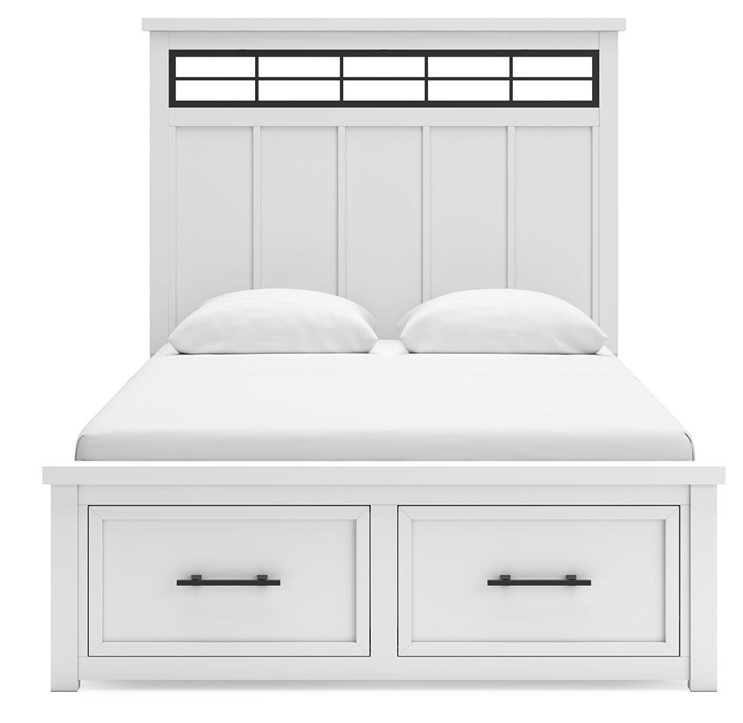 Ashbryn Panel Storage Bed Bedroom Set