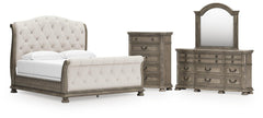 Ardenfield Upholstered Sleigh Bed Bedroom Set