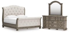 Ardenfield Upholstered Sleigh Bed Bedroom Set