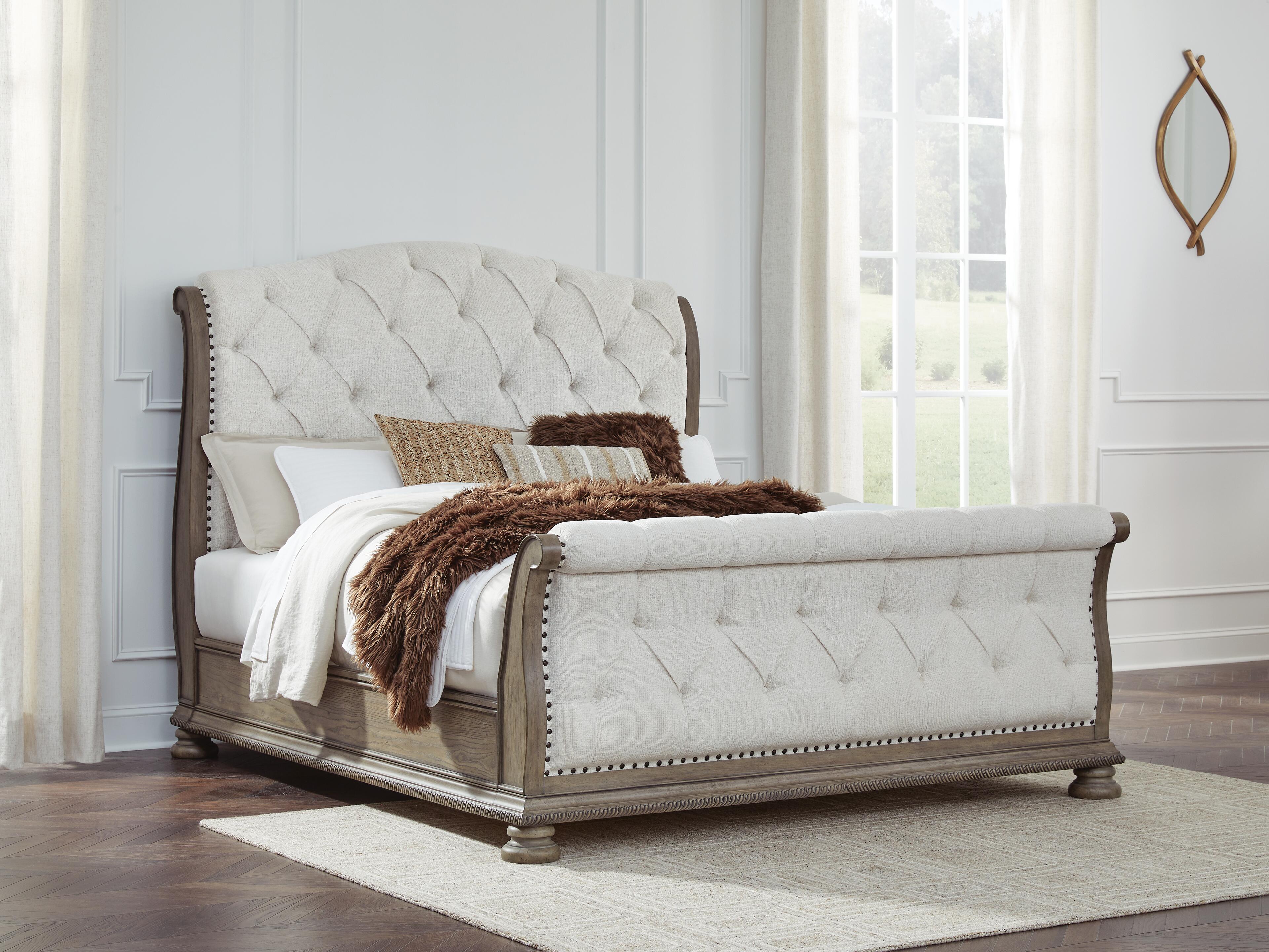 Ardenfield Upholstered Sleigh Bed Bedroom Set