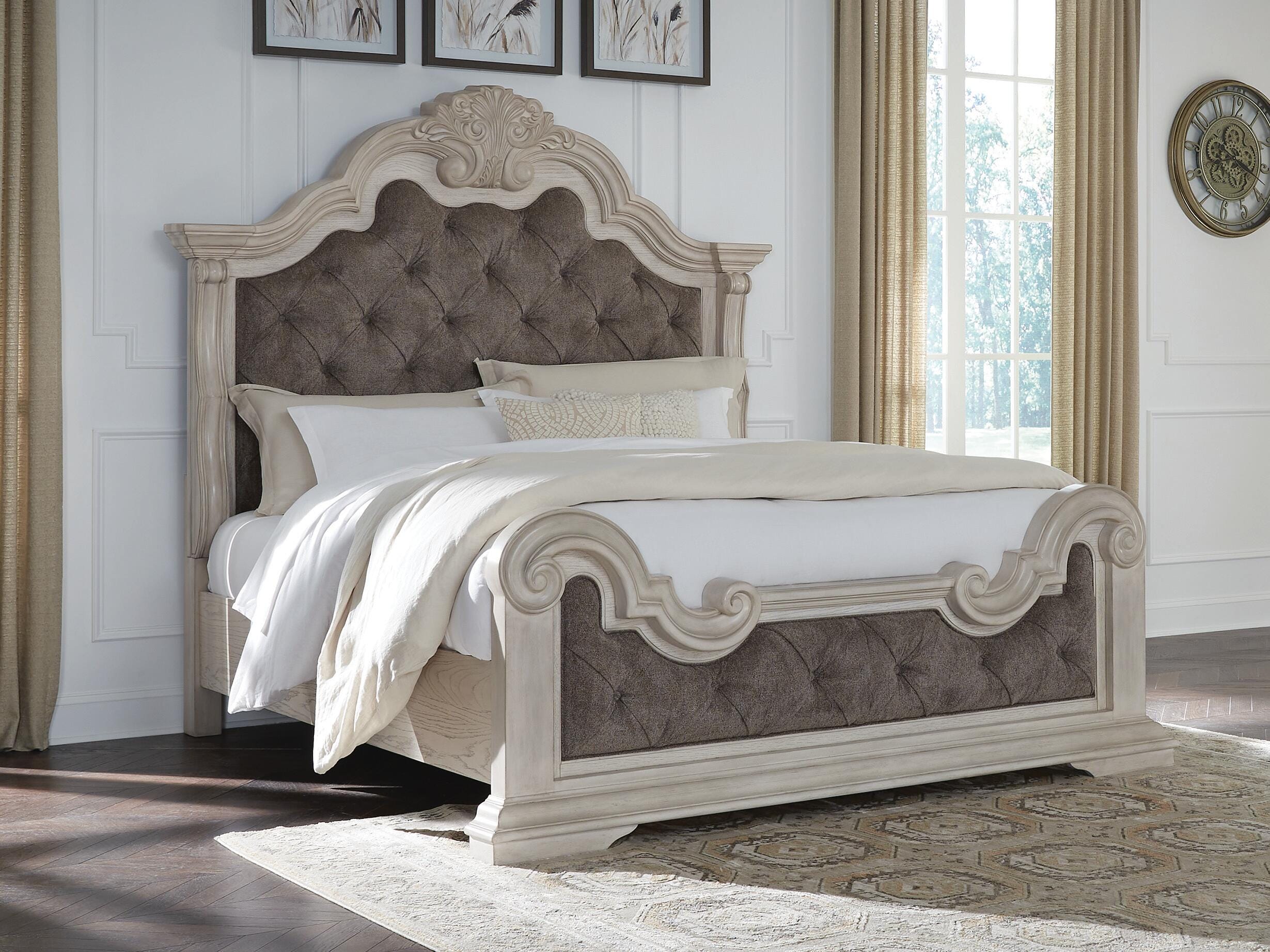 Andonhall Upholstered Panel Bed