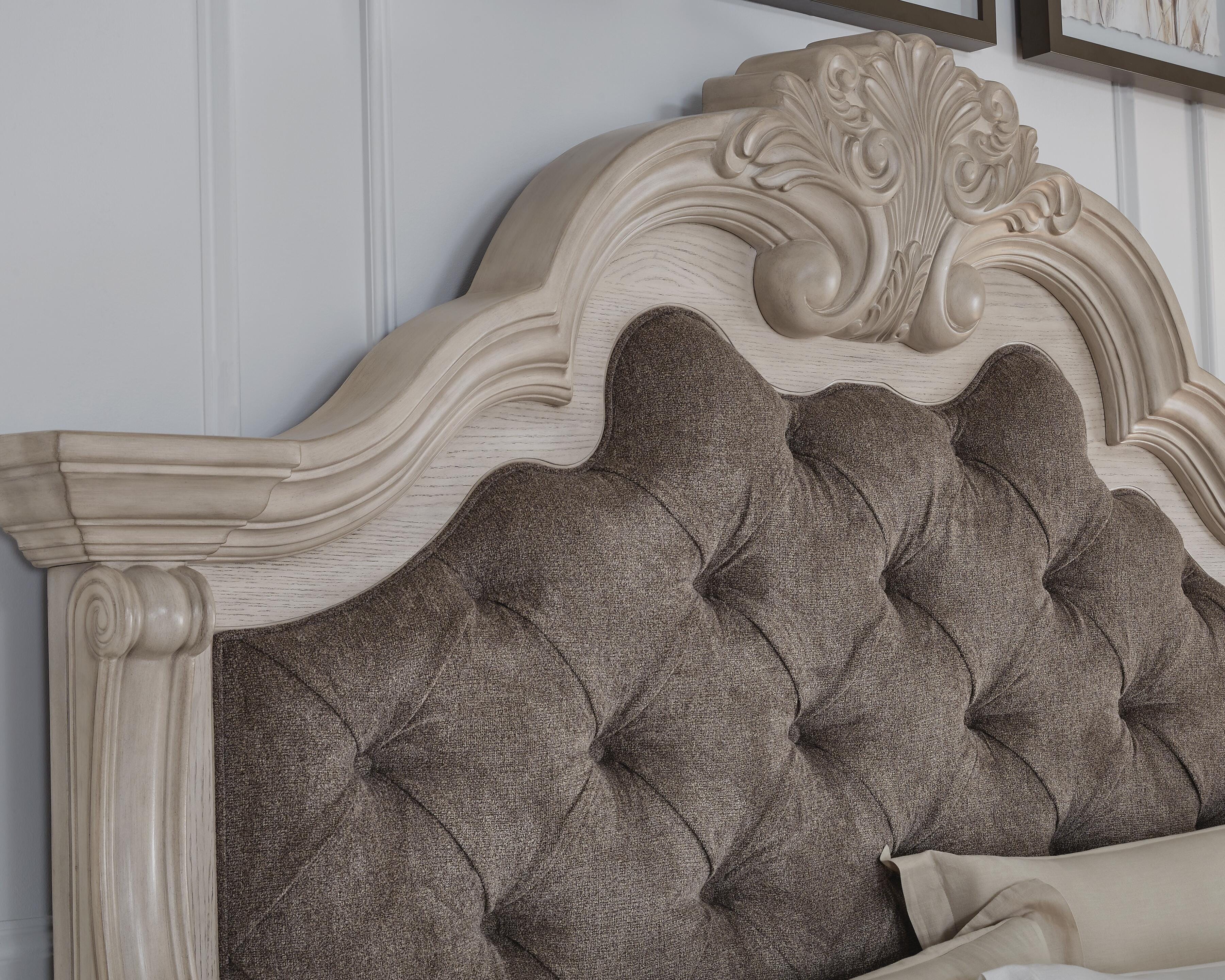 Andonhall Upholstered Panel Bed