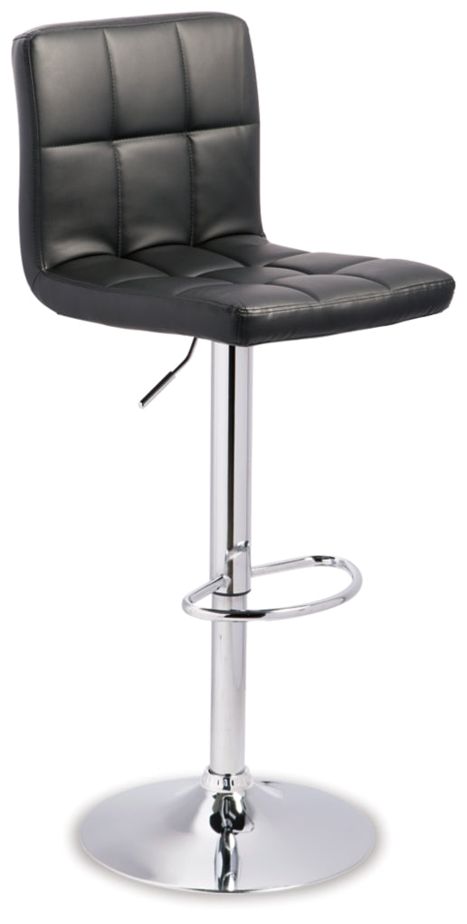 Bellatier Tall Upholstered Swivel Barstool