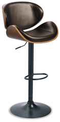 Bellatier Tall Upholstered Swivel Barstool