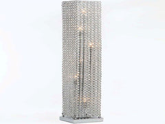 49"H Crystal Floor Lamp