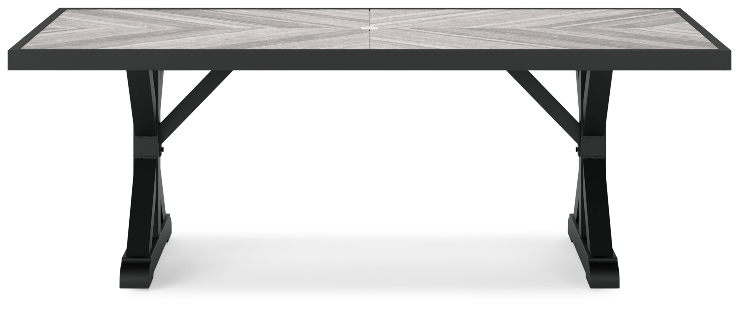 Beachcroft RECT Dining Table with Umbrella Option