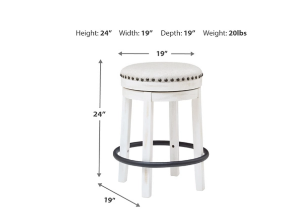 Becky Counter Height Table w/ 4 Stools