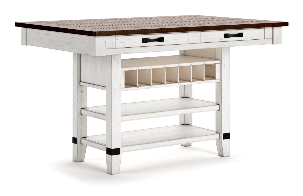 Becky Counter Height Table w/ 4 Stools