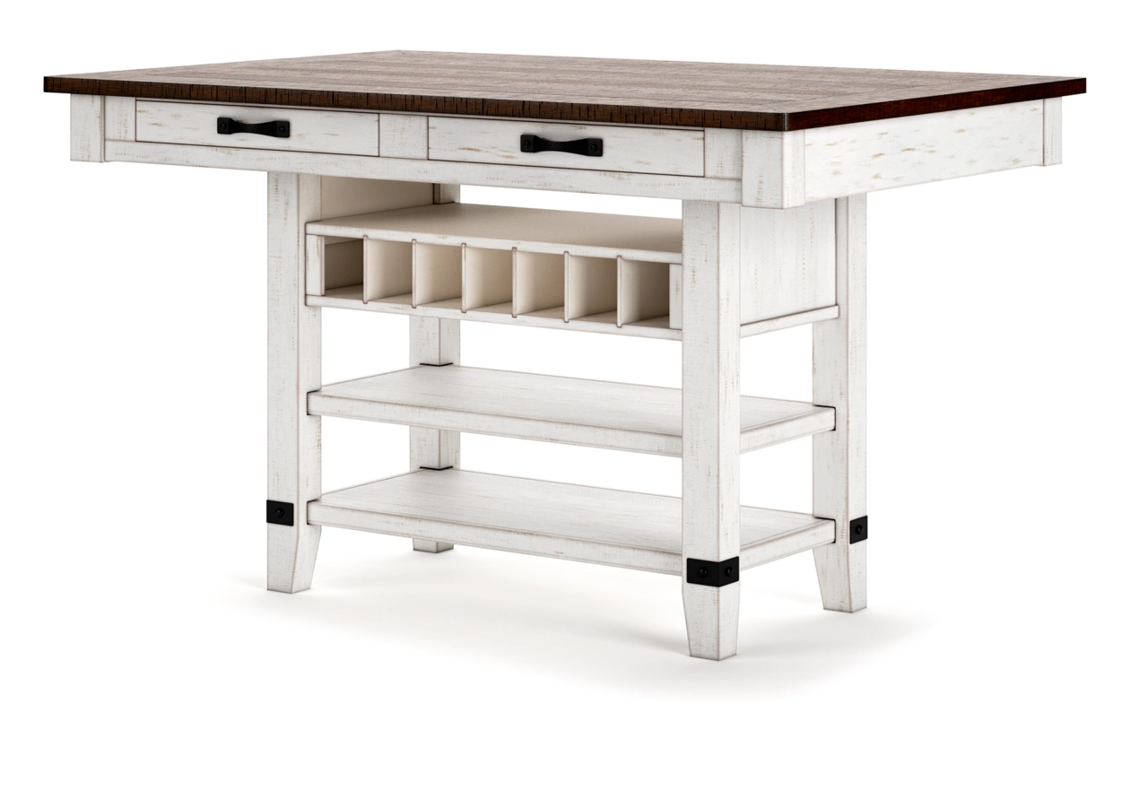 Becky Counter Height Table w/ 4 Stools