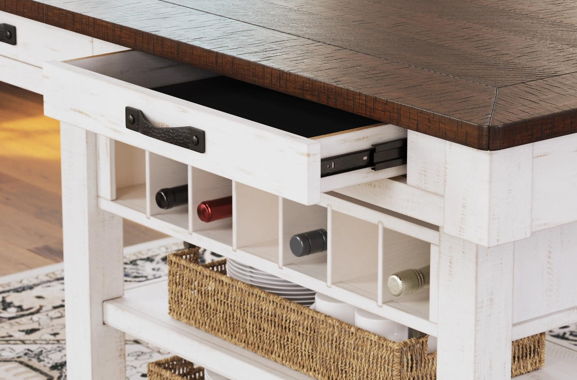 Becky Counter Height Table w/ 4 Stools