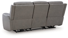 5Z-Relaxation Power Reclining Sofa with Adjustable Headrest