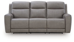 5Z-Relaxation Power Reclining Sofa with Adjustable Headrest