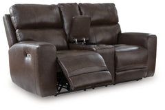 Beadel Power Reclining Loveseat/Console/Adjustable Headrest