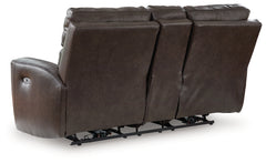 Beadel Power Reclining Loveseat/Console/Adjustable Headrest