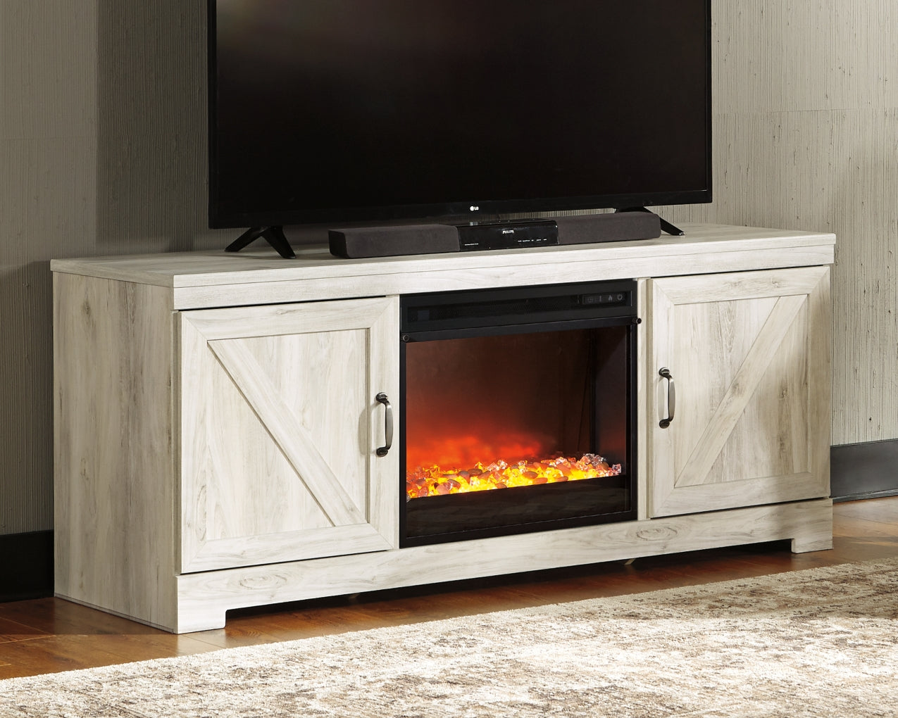 Bellaby 63" Tv Stand Fireplace