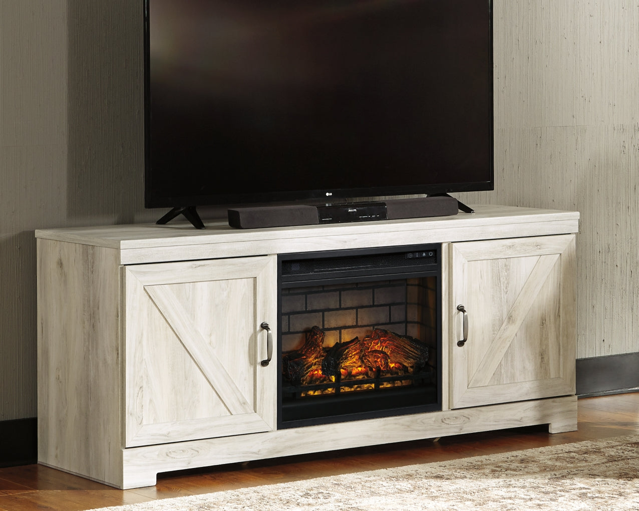 Bellaby 63" Tv Stand Fireplace