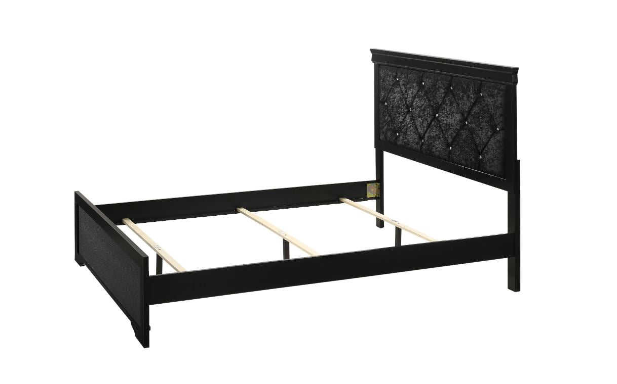 Amalia Black Queen Bedroom Set