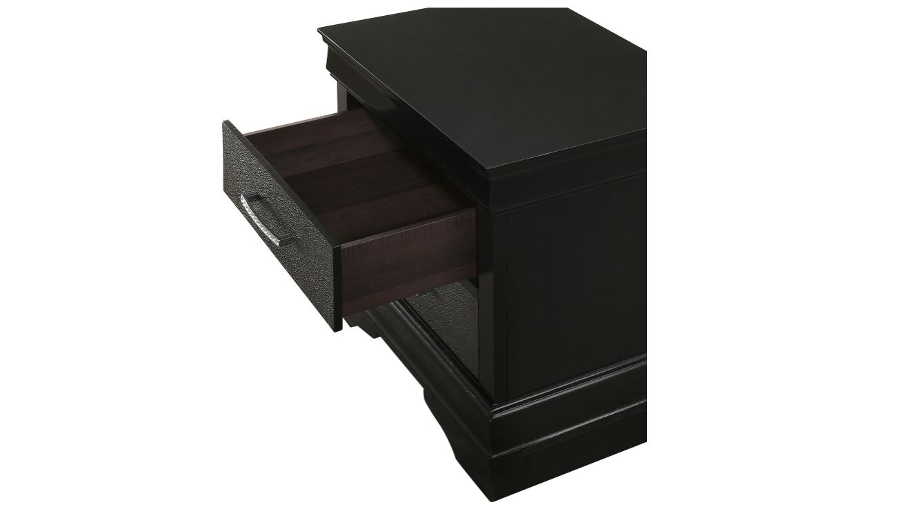 Amalia Black Nightstand