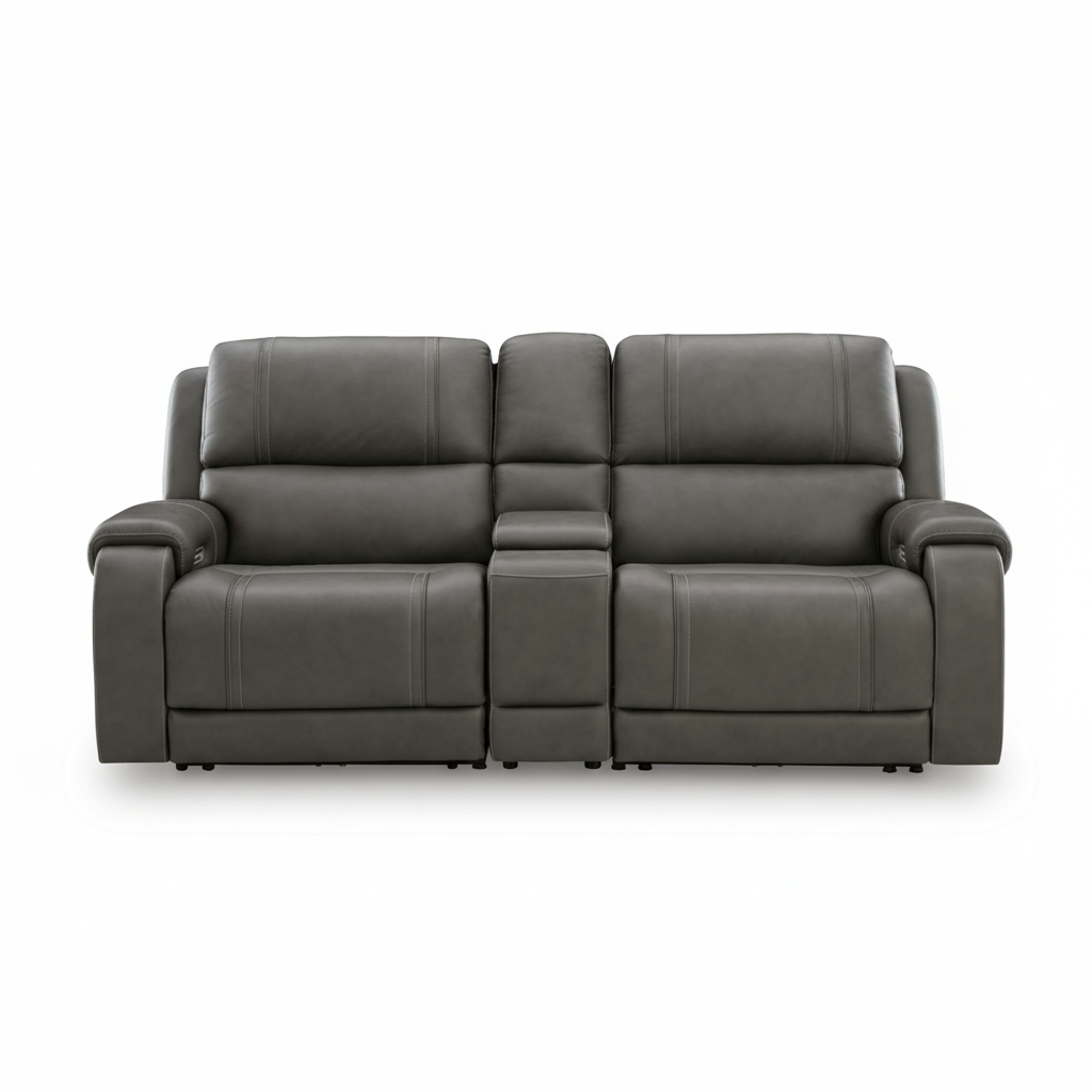 5Z-Harrenhurst 3-Piece Power Reclining Sectional Loveseat with Console