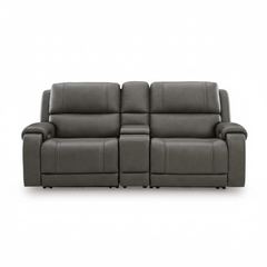 5Z-Harrenhurst 3-Piece Power Reclining Sectional Loveseat with Console