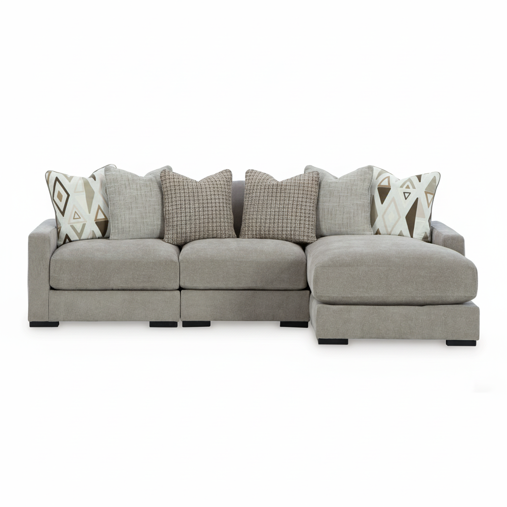 Aslan Court 3-Piece Sofa Sectional with Chaise