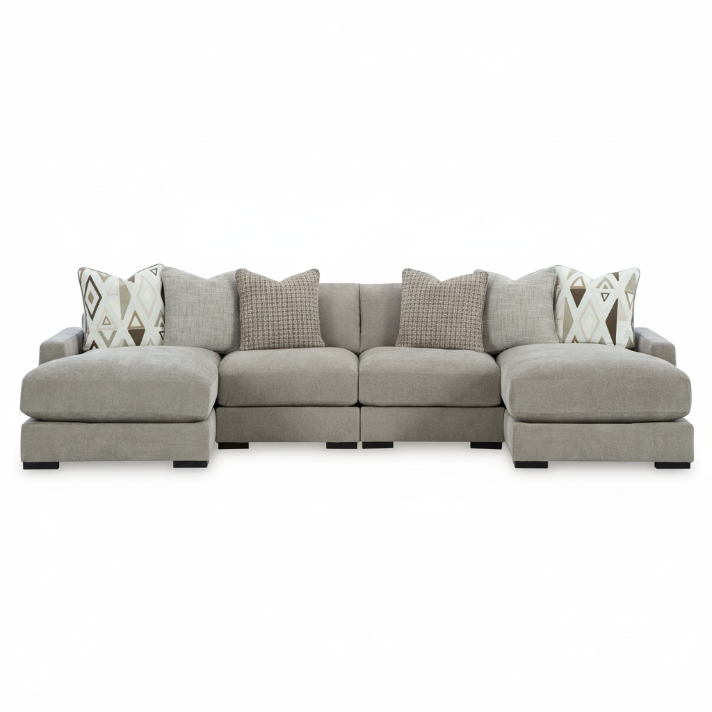 Aslan Court 4-Piece Sofa Pit Sectional